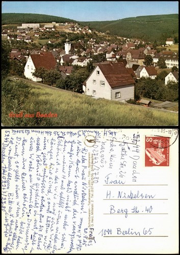 Ansichtskarte daaden herdorf - ansichtskarte, daaden-herdorf