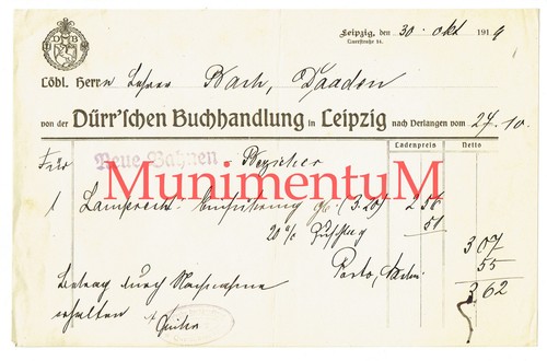 Dürr sche buchhandlung - dürr'sche,